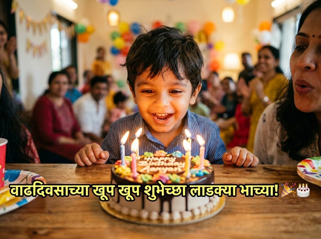 Birthday Wishes for Bhacha (Nephew) in Marathi