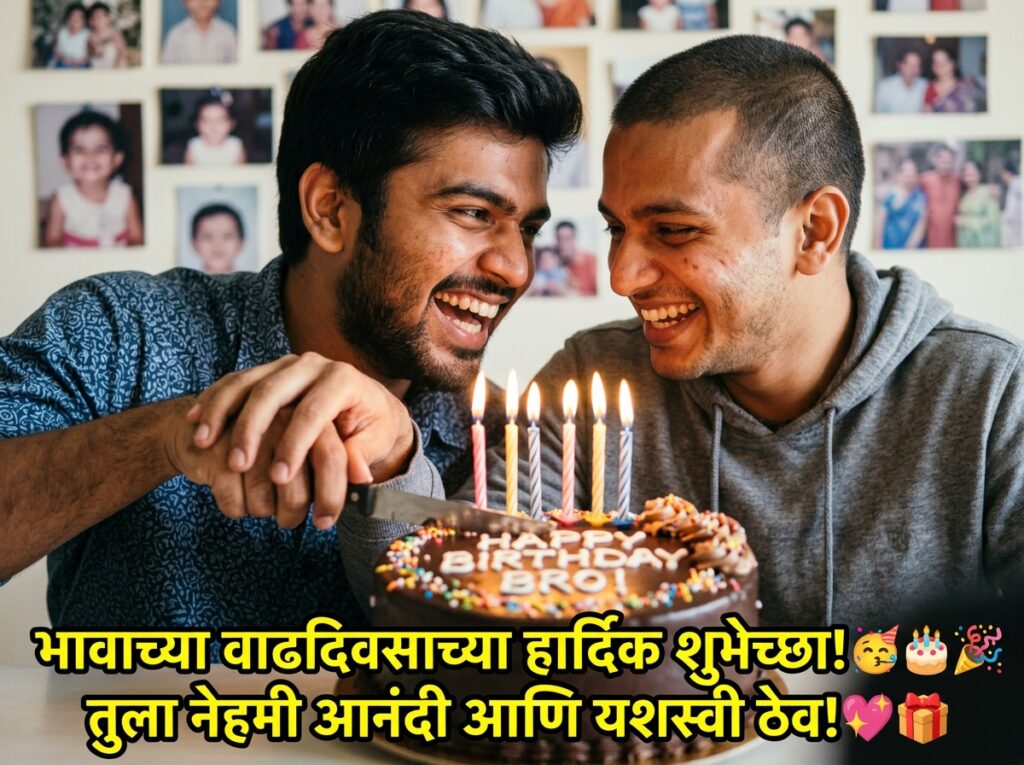 256+ Birthday Wishes for Cousin in Marathi 2026