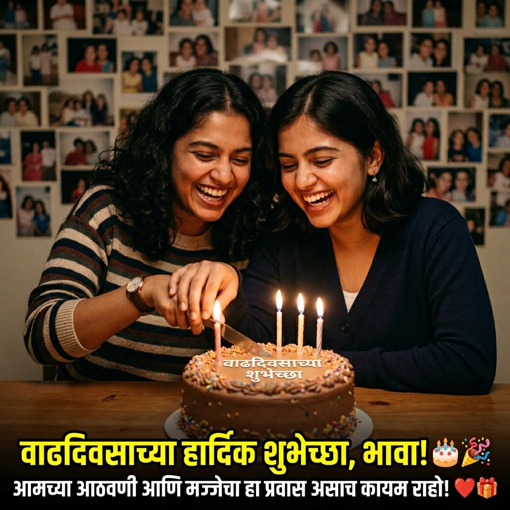 256+ Birthday Wishes for Cousin in Marathi 2026