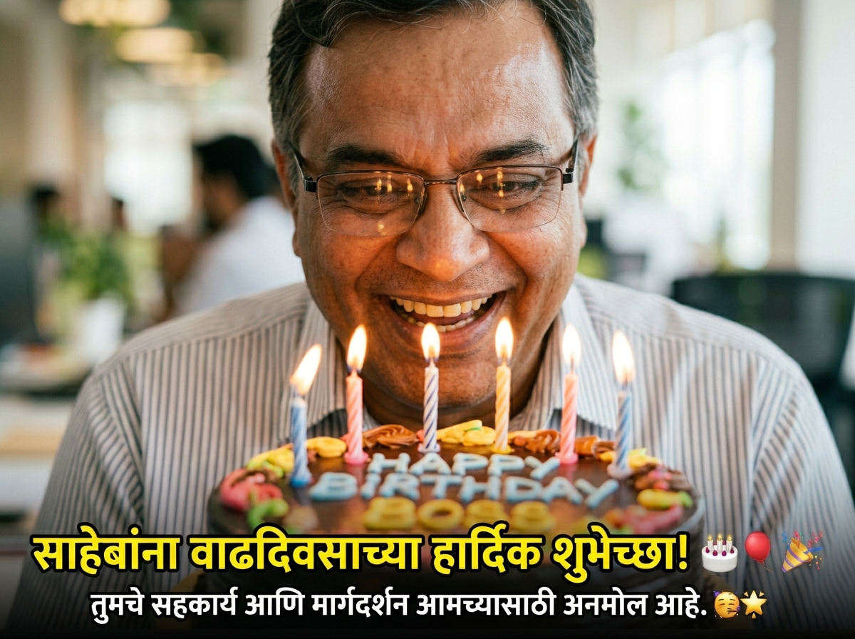 Birthday Wishes for Boss in Marathi