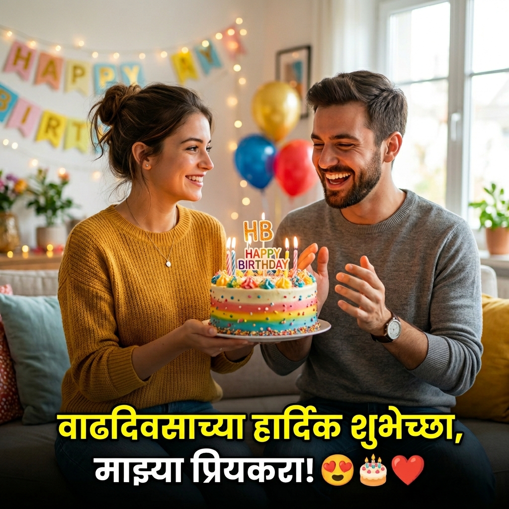 Birthday Wishes for Boyfriend / BF in Marathi