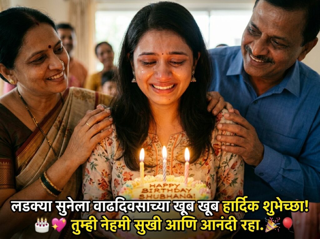 Birthday Wishes for Daughter-in-law in Marathi