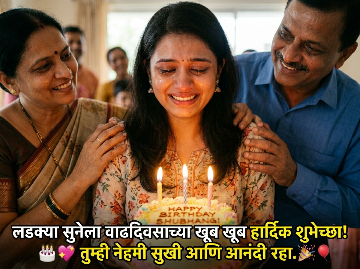 Birthday Wishes for Daughter-in-law in Marathi