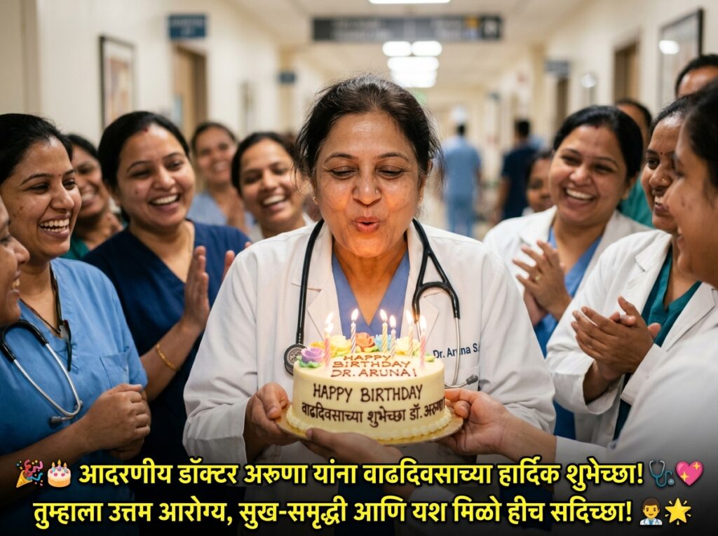 Birthday Wishes for Doctor in Marathi