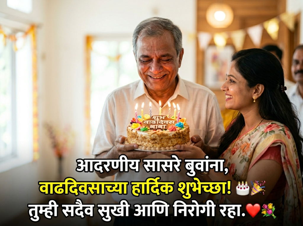 Birthday Wishes for Father-in-law in Marathi