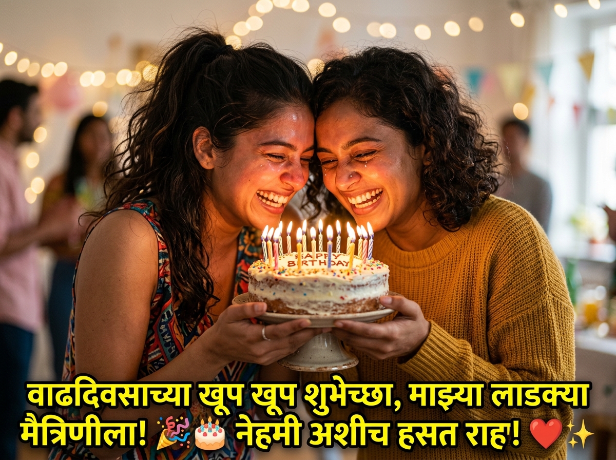 Birthday Wishes for Friend / Best Friend in Marathi
