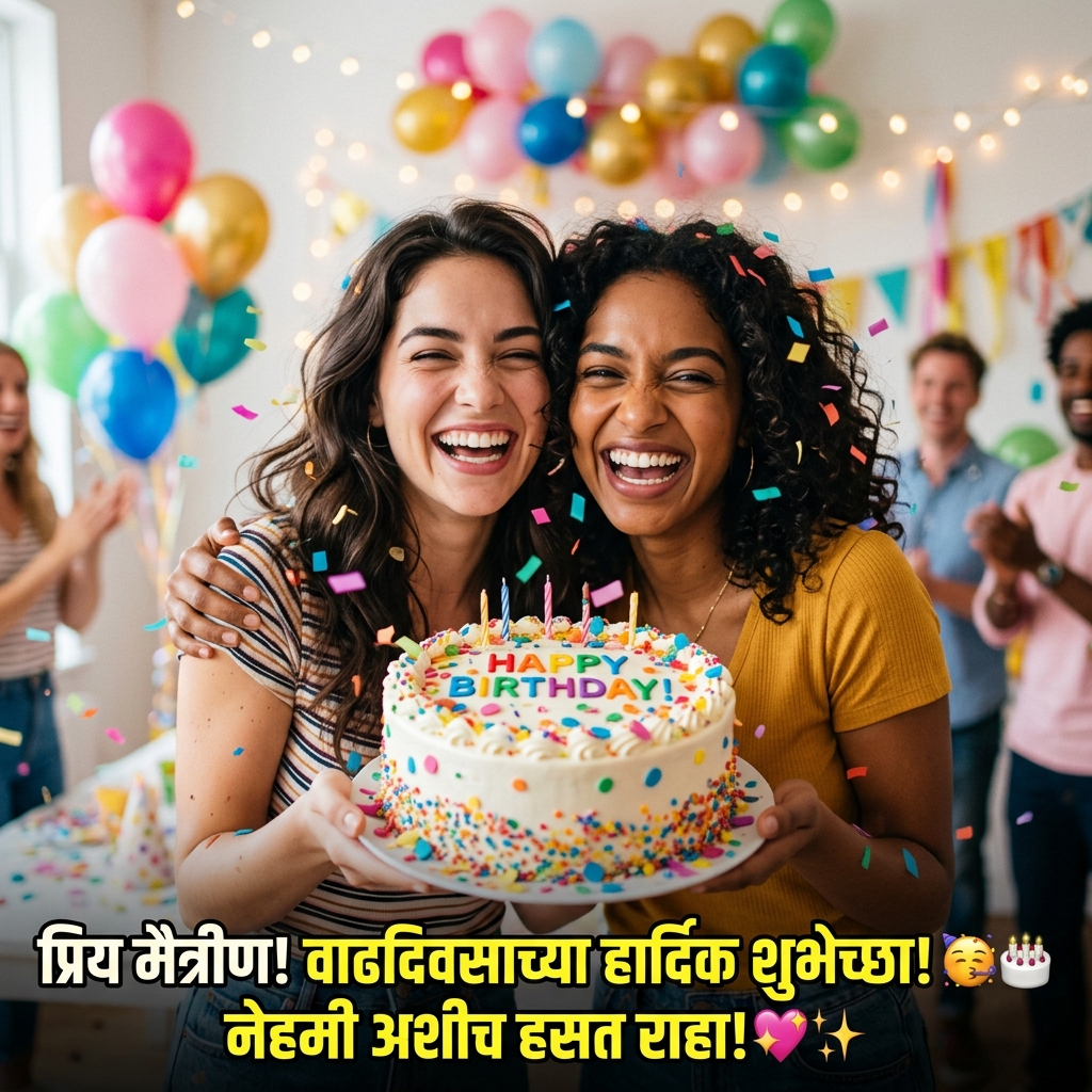 Birthday Wishes for Friend / Best Friend in Marathi