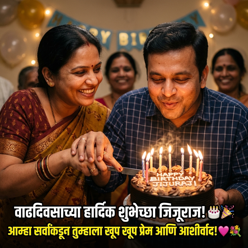 Birthday Wishes for Jiju (Brother-in-law) in Marathi