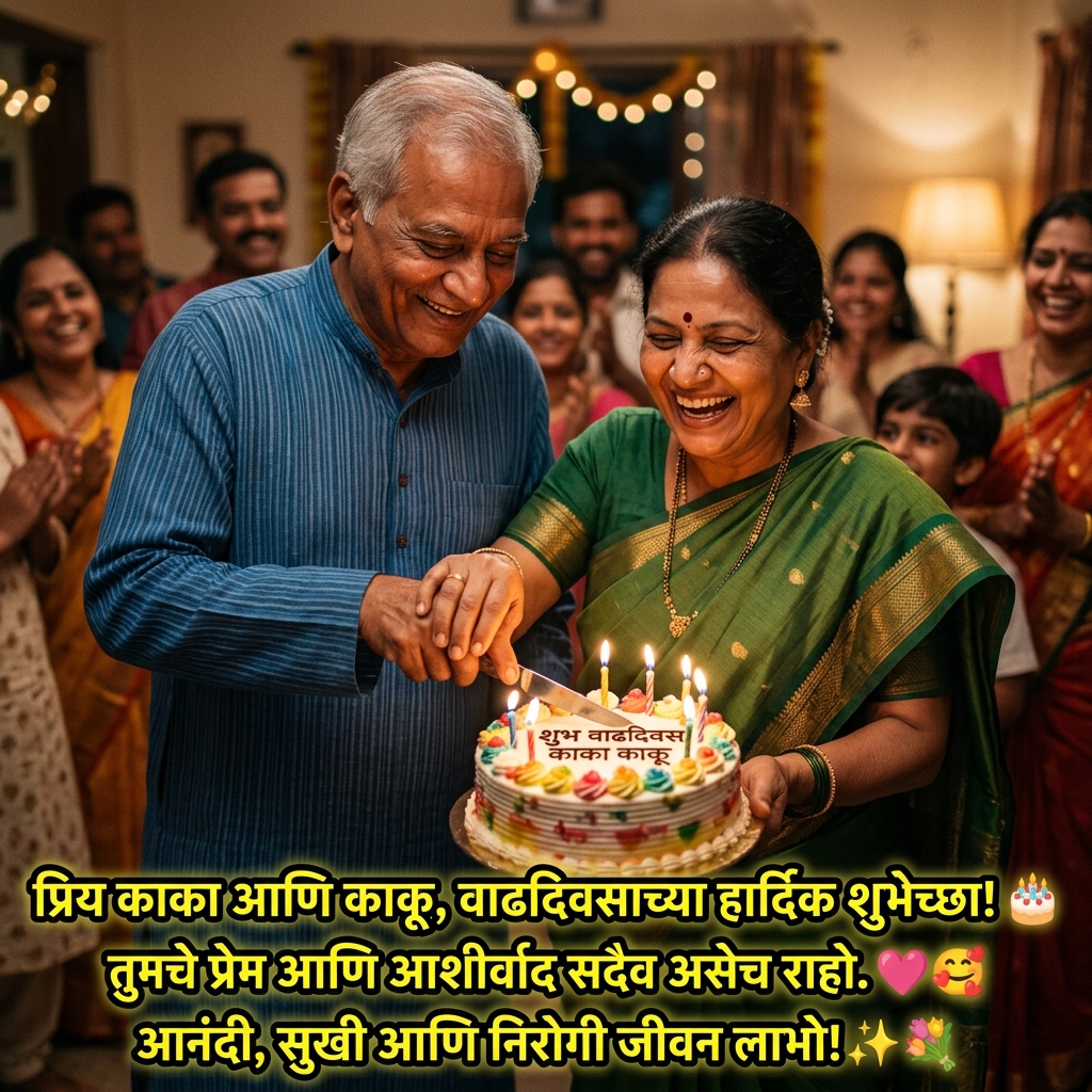 Birthday Wishes for Kaka / Kaku in Marathi