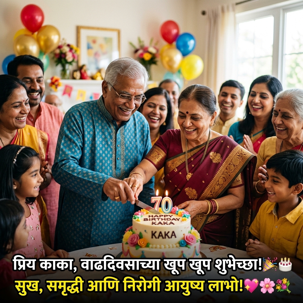 Birthday Wishes for Kaka / Kaku in Marathi