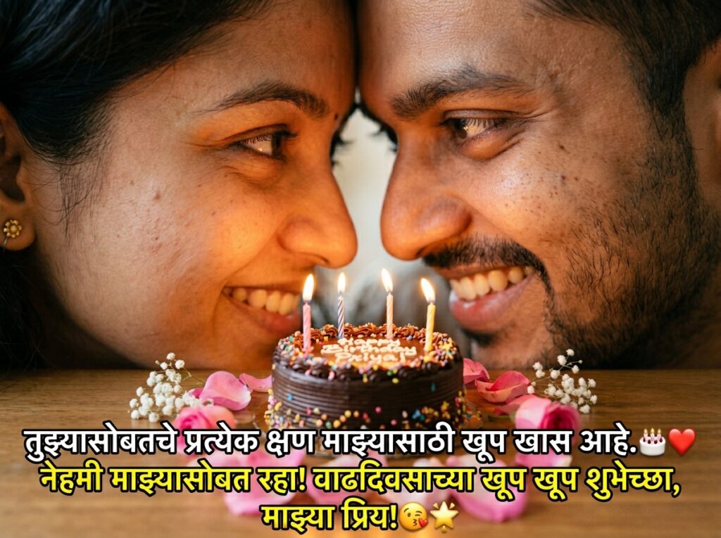 Birthday Wishes for Love/Lover in Marathi