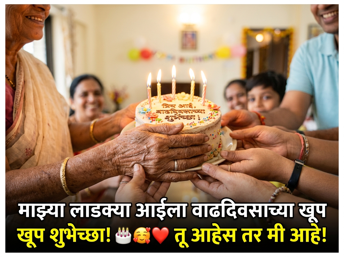 Birthday Wishes for Mother/Aai/Mummy/Mom in Marathi