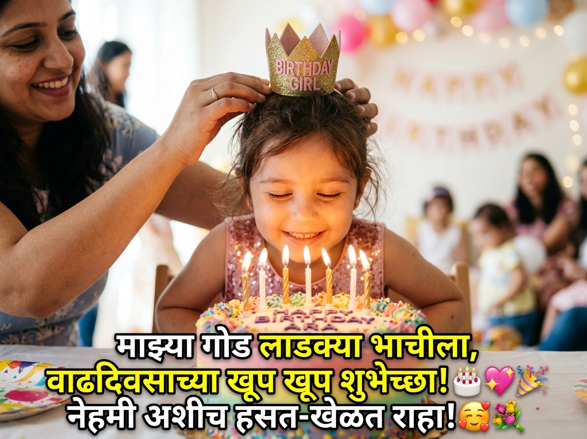 Birthday Wishes for Niece in Marathi