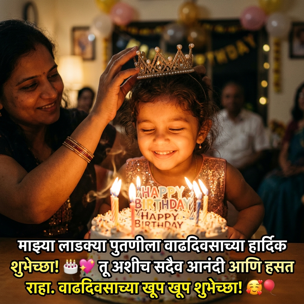 Birthday Wishes for Niece in Marathi