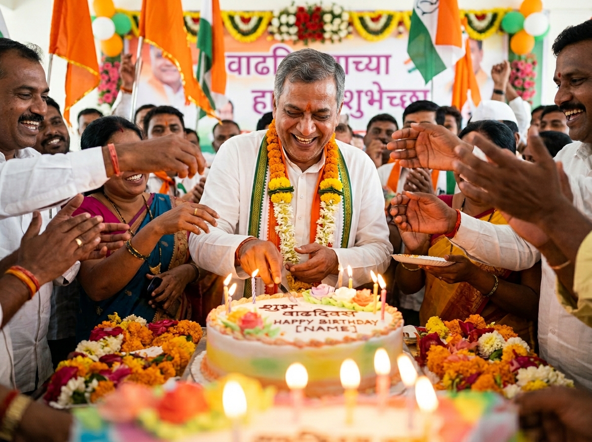 Birthday Wishes for Political Leader in Marathi