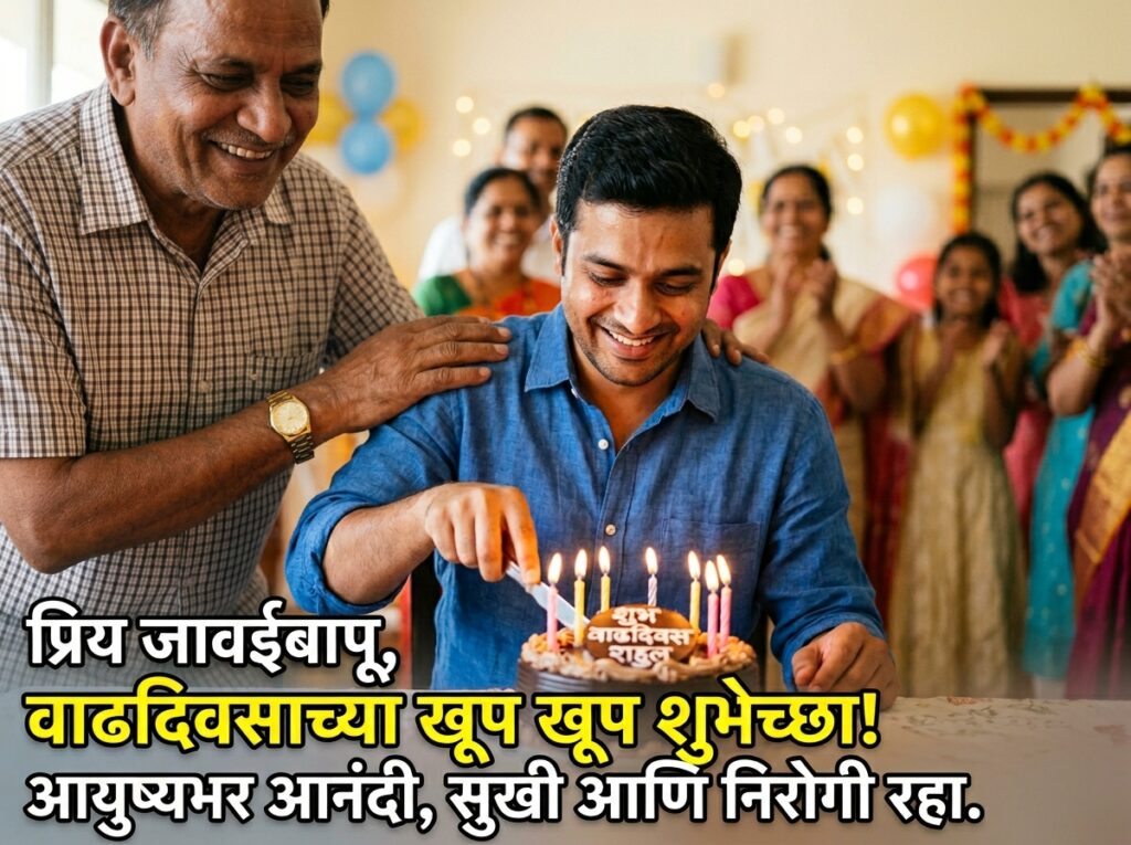 Birthday Wishes for Son-in-law in Marathi