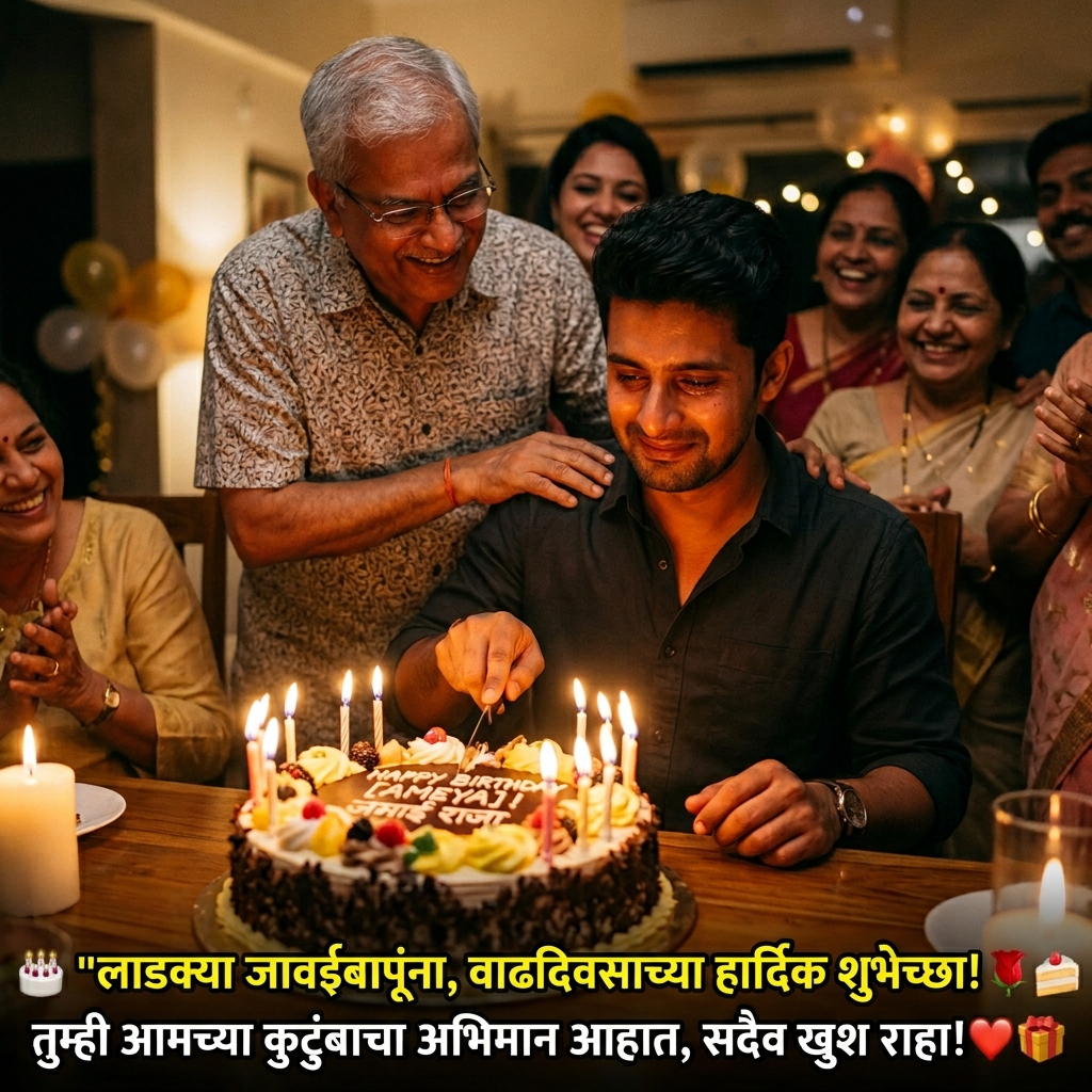 Birthday Wishes for Son-in-law in Marathi