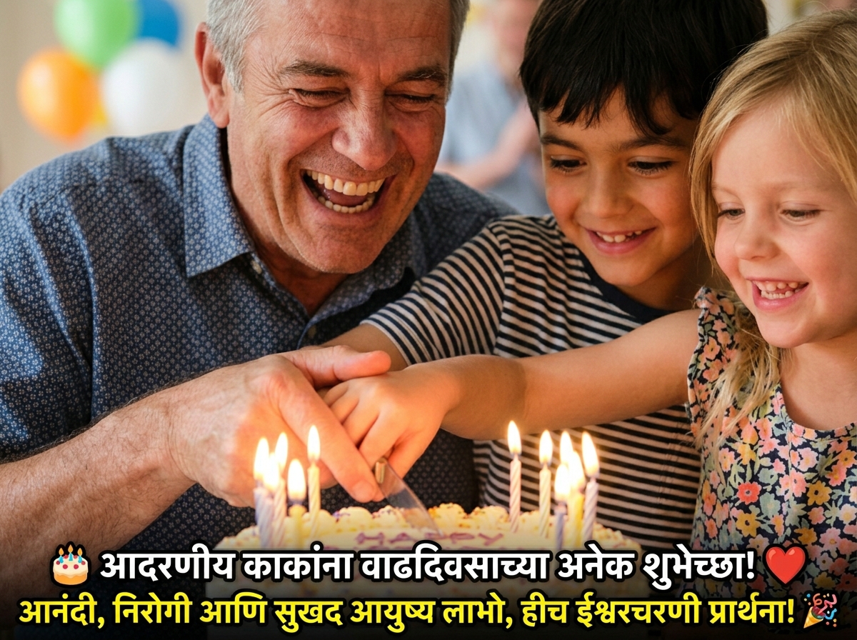 Birthday Wishes for Uncle in Marathi