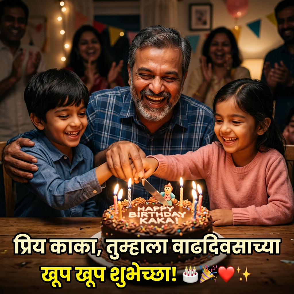 Birthday Wishes for Uncle in Marathi