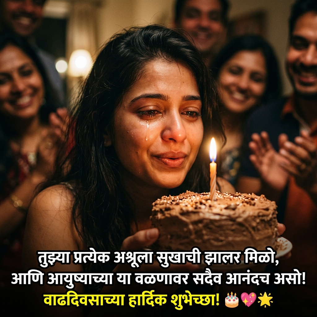 Heart Touching Birthday Wishes in Marathi