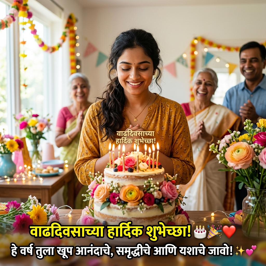 Heart Touching Birthday Wishes in Marathi