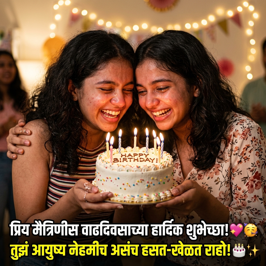 Birthday Wishes for Friend / Best Friend in Marathi