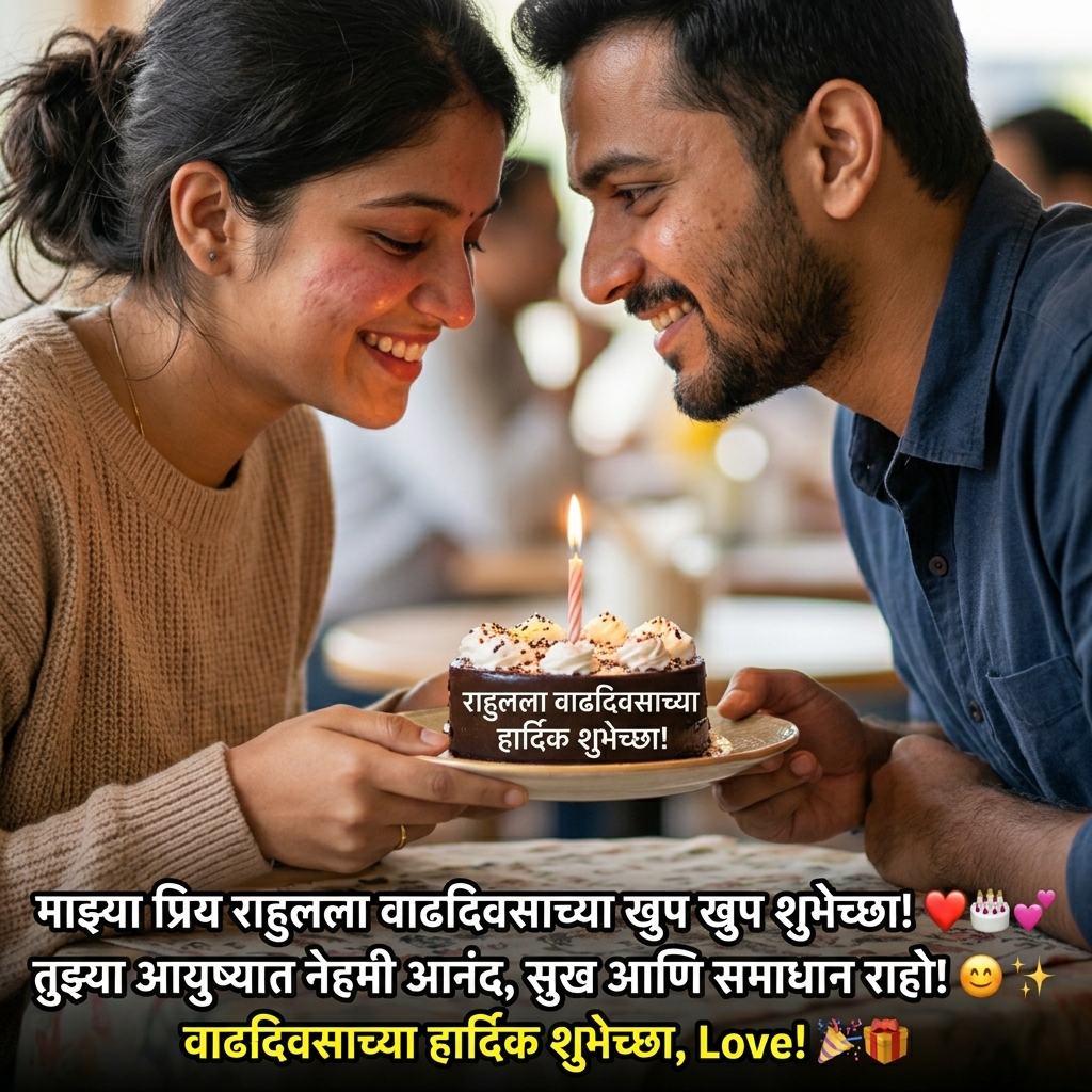 Birthday Wishes for Boyfriend / BF in Marathi