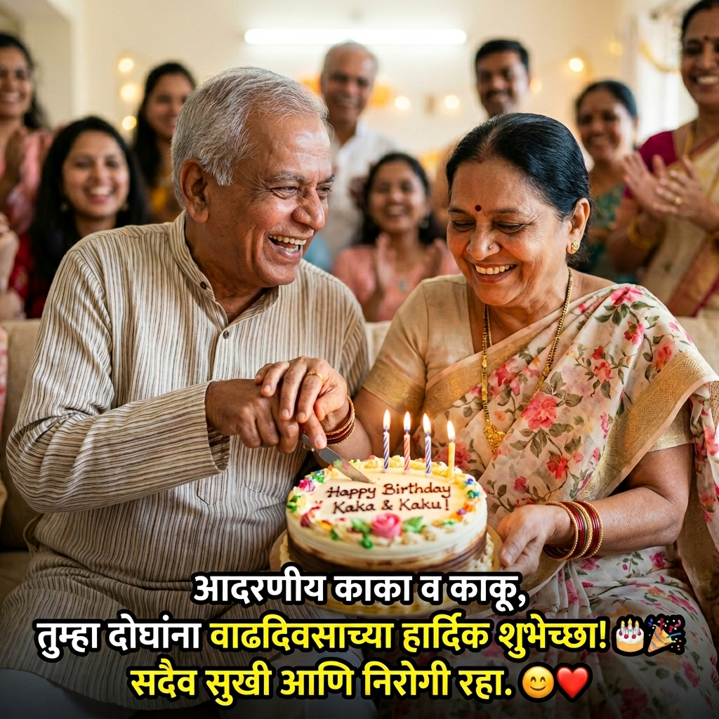 Birthday Wishes for Kaka / Kaku in Marathi