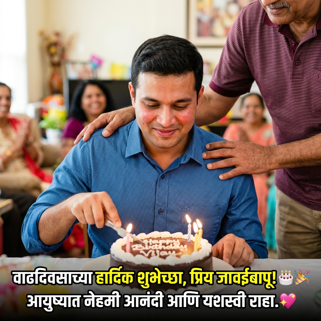 Birthday Wishes for Son-in-law in Marathi