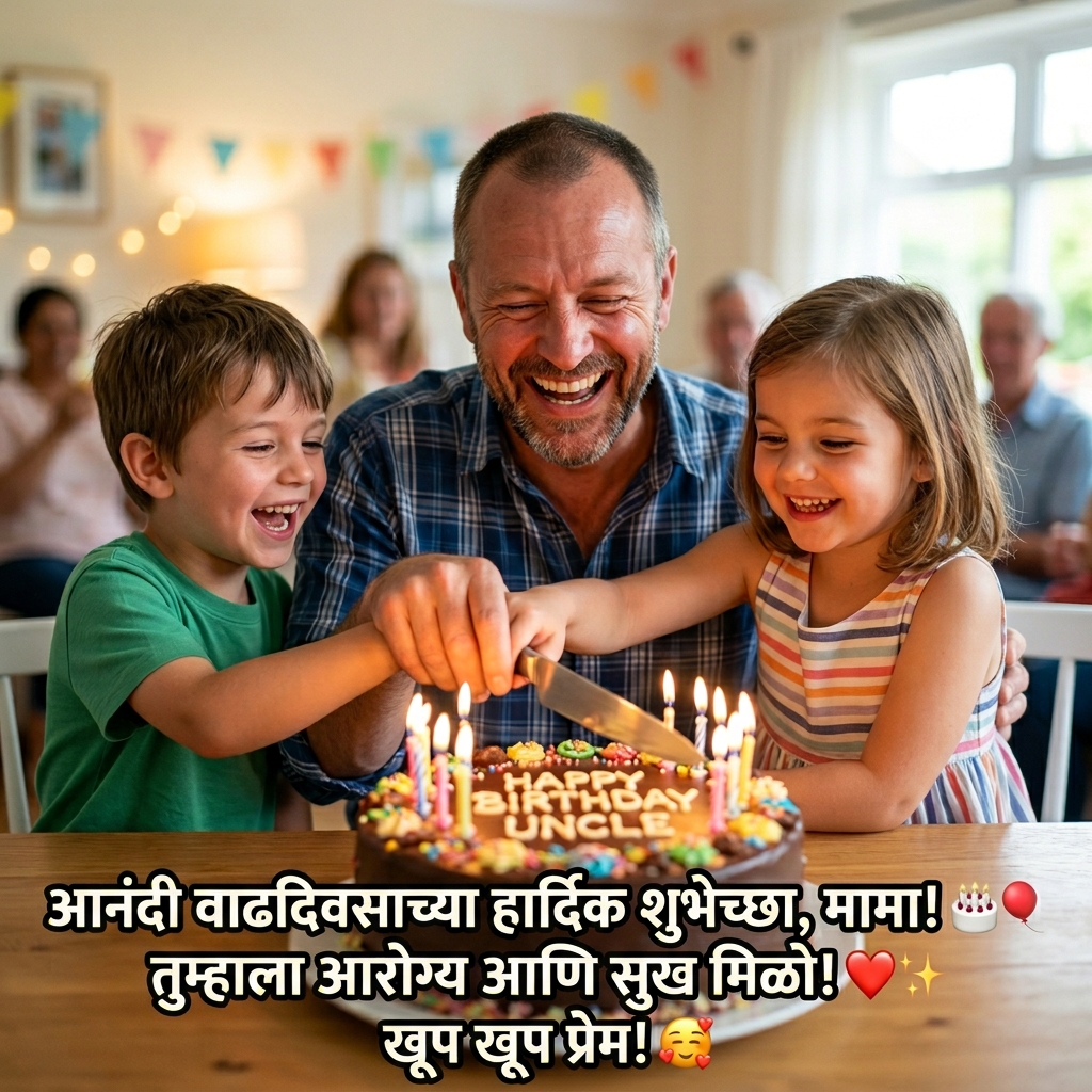 Birthday Wishes for Uncle in Marathi