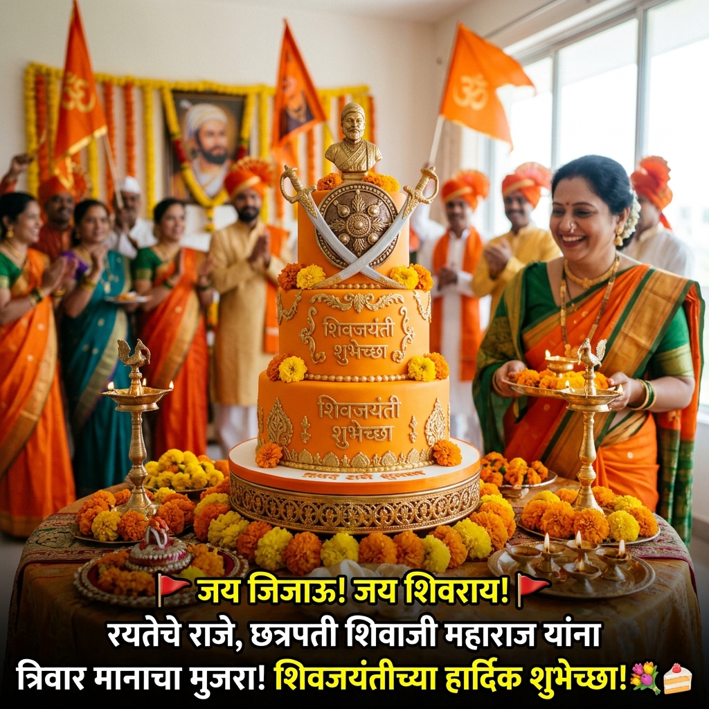 Shivaji Maharaj Birthday Wishes in Marathi